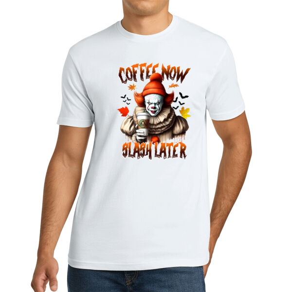 Pennywise Coffee - Unisex Premium Cotton T-Shirt Thumbnail
