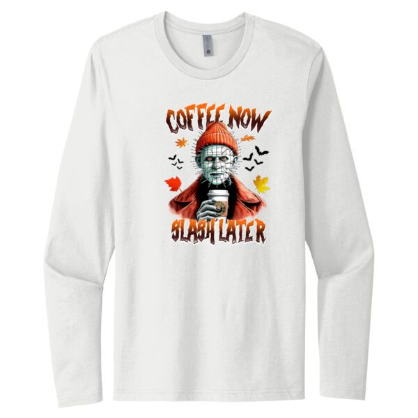 Pinhead Coffee - Unisex Premium Cotton Long Sleeve T-Shirt Thumbnail