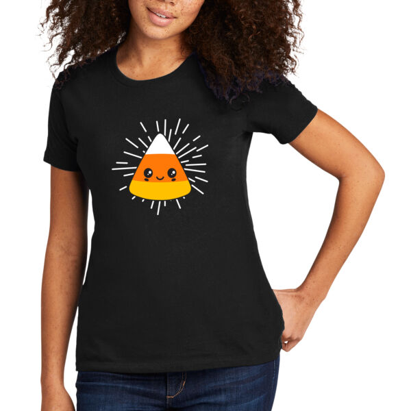Candy Corn - Women's Premium Cotton T-Shirt Thumbnail