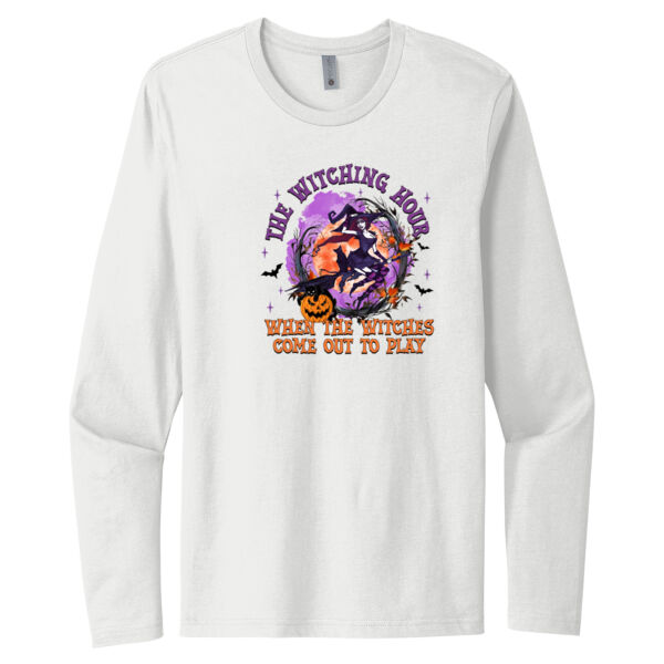 The Witching Hour - Unisex Premium Cotton Long Sleeve T-Shirt Thumbnail