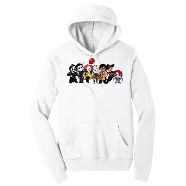 Best Horror Friends - Unisex Premium Fleece Hooded Sweatshirt Thumbnail