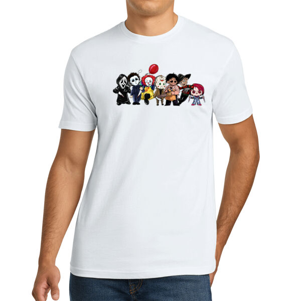 Best Horror Friends - Unisex Premium Cotton T-Shirt Thumbnail