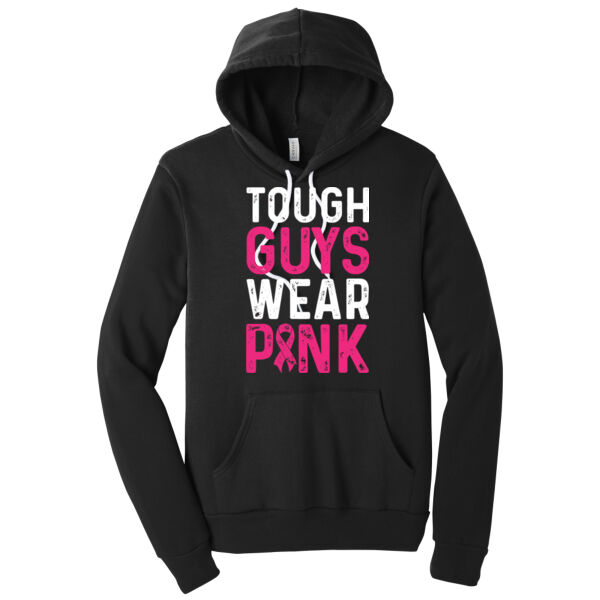Tough Guys Wear Pink - Unisex Premium Fleece Hooded Sweatshirt Thumbnail