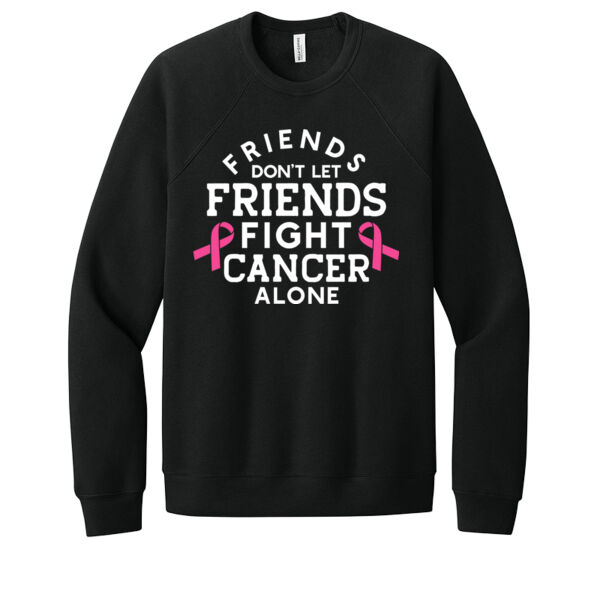 Friends Don't Fight Alone - Unisex Premium Fleece Crew Sweatshirt Thumbnail