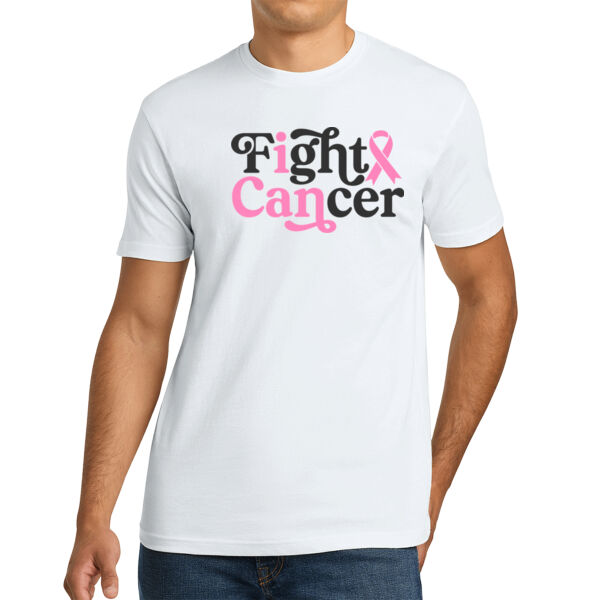 Fight Cancer - Unisex Premium Cotton T-Shirt Thumbnail