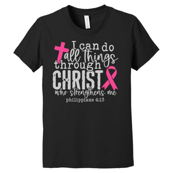 All Things Through Christ - Youth Jersey Short Sleeve Tee Thumbnail