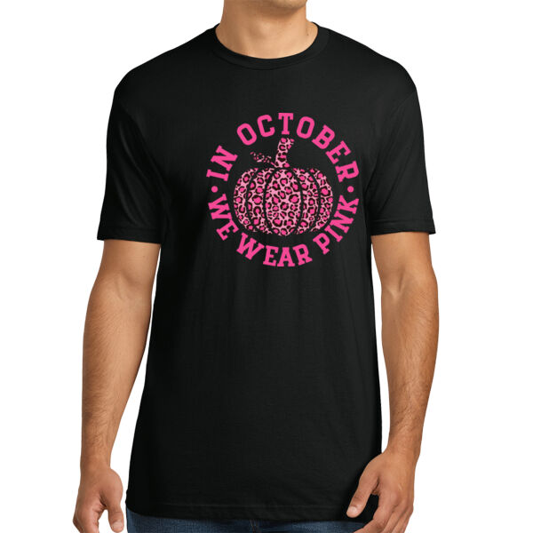 In October We Wear Pink - Unisex Premium Cotton T-Shirt Thumbnail