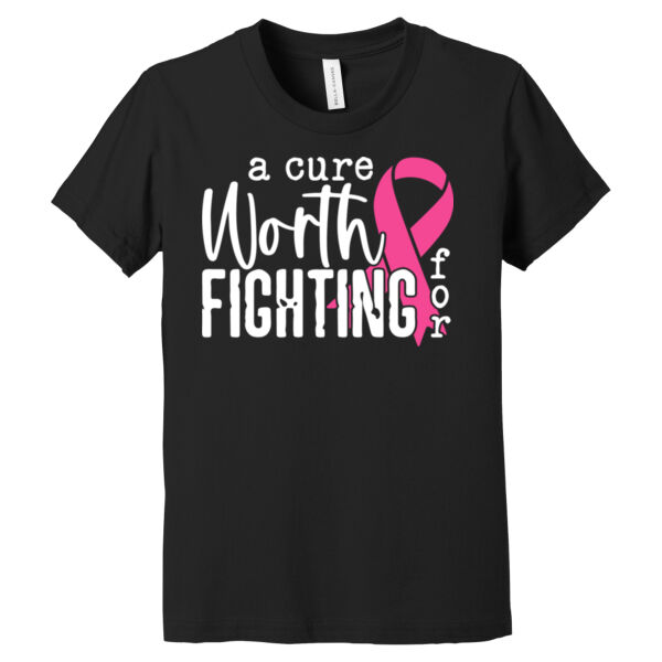 A Cure Worth Fighting For - Youth Jersey Short Sleeve Tee Thumbnail