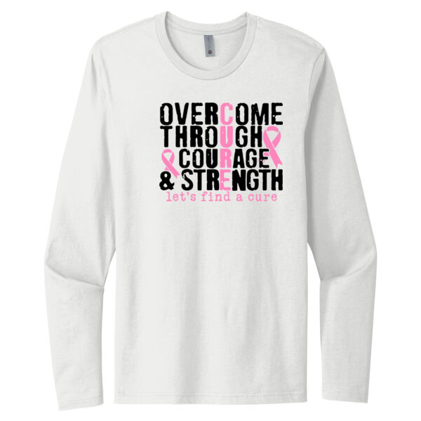 Let's Find A Cure - Unisex Premium Cotton Long Sleeve T-Shirt Thumbnail