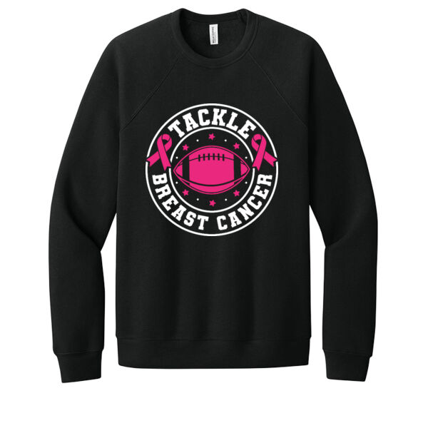 Tackle Breast Cancer - Unisex Premium Fleece Crew Sweatshirt Thumbnail