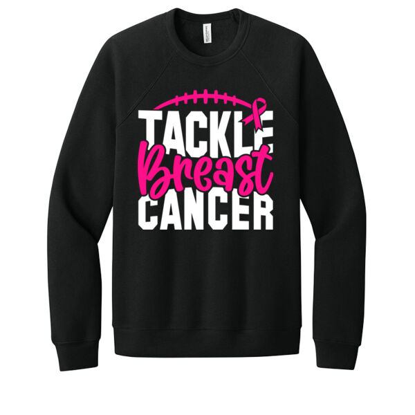 Tackle Breast Cancer - Unisex Premium Fleece Crew Sweatshirt Thumbnail