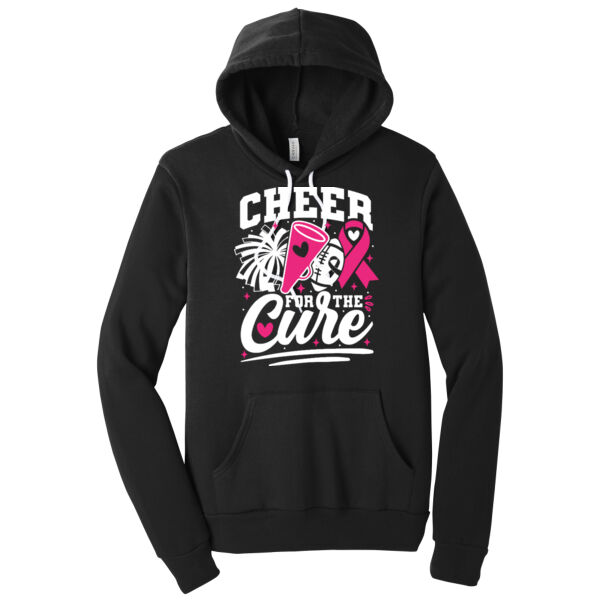 Cheer For the Cure - Unisex Premium Fleece Hooded Sweatshirt Thumbnail