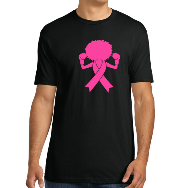 Afro Ribbon - Unisex Premium Cotton T-Shirt Thumbnail
