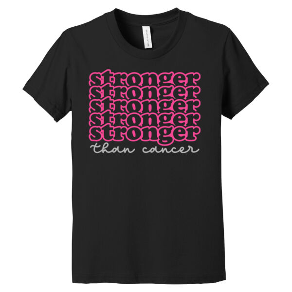Stronger Than Cancer - Youth Jersey Short Sleeve Tee Thumbnail
