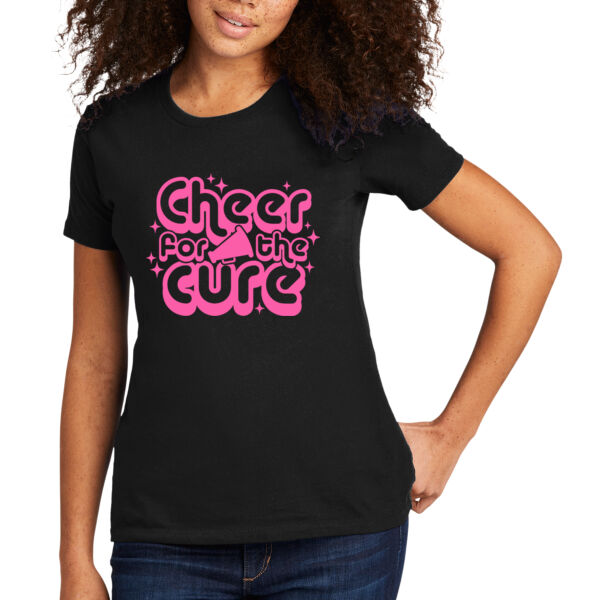 Cheer For the Cure 2 - Women's Premium Cotton T-Shirt Thumbnail