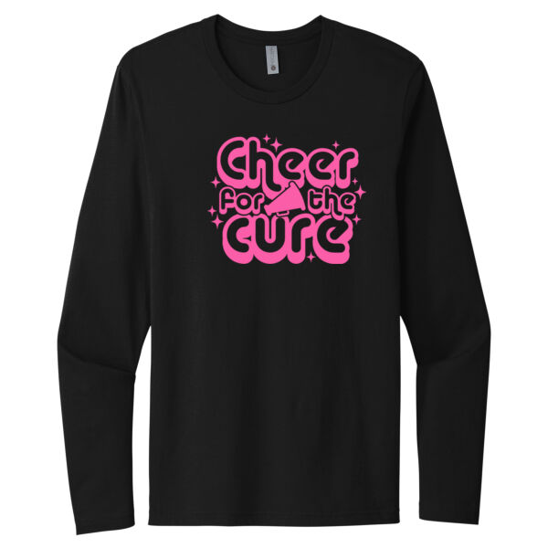 Cheer For the Cure 2 - Unisex Premium Cotton Long Sleeve T-Shirt Thumbnail