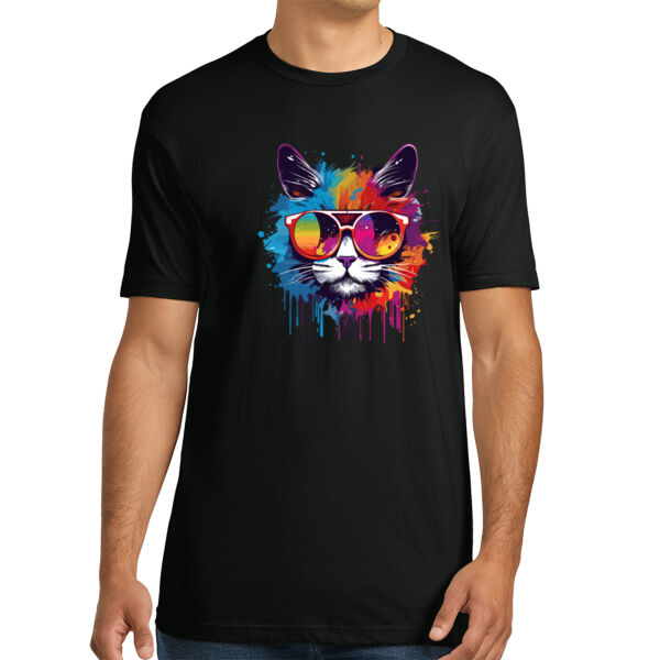 Cool Cat - Unisex Premium Cotton T-Shirt Thumbnail