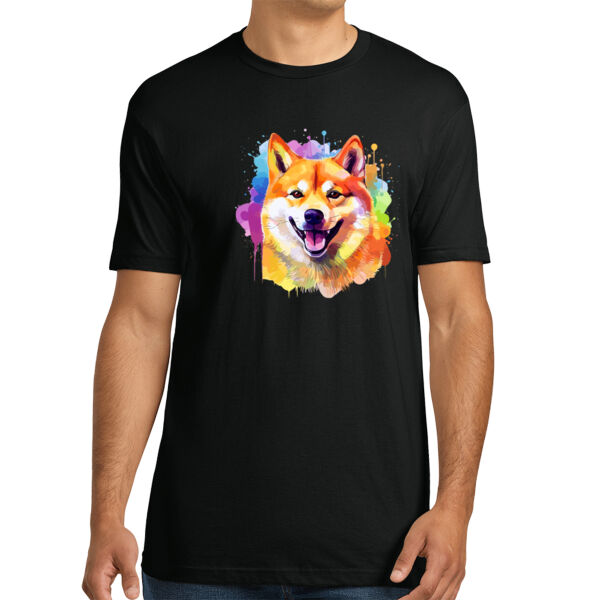 Shiba Inu - Unisex Premium Cotton T-Shirt Thumbnail