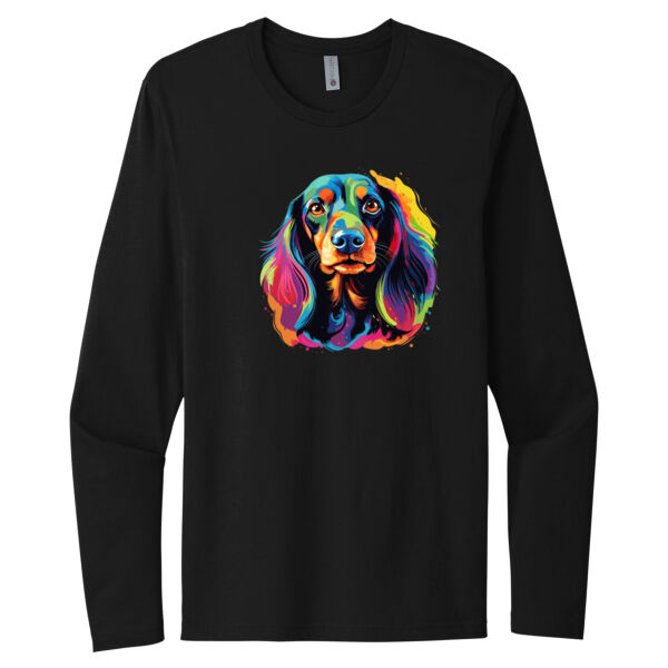 Dachshund - Unisex Premium Cotton Long Sleeve T-Shirt Thumbnail