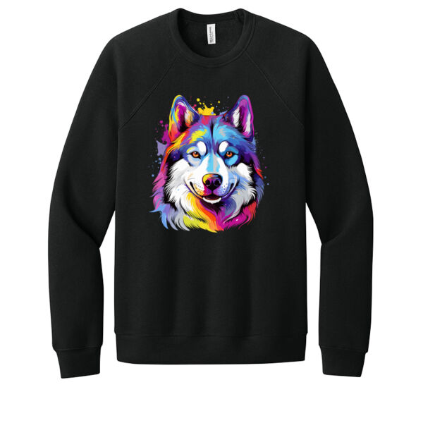 Siberian Husky - Unisex Premium Fleece Crew Sweatshirt Thumbnail