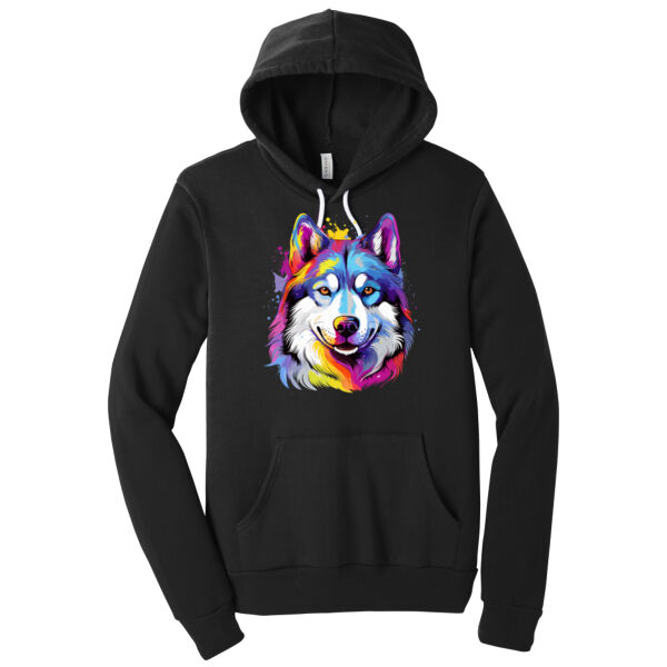 Siberian Husky - Unisex Premium Fleece Hooded Sweatshirt Thumbnail
