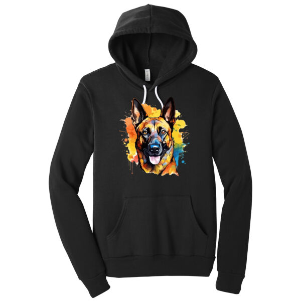 Belgian Malinois - Unisex Premium Fleece Hooded Sweatshirt Thumbnail