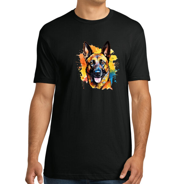 Belgian Malinois - Unisex Premium Cotton T-Shirt Thumbnail