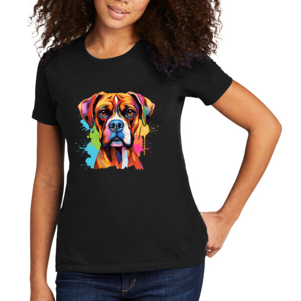 Boxer - Women's Premium Cotton T-Shirt Thumbnail