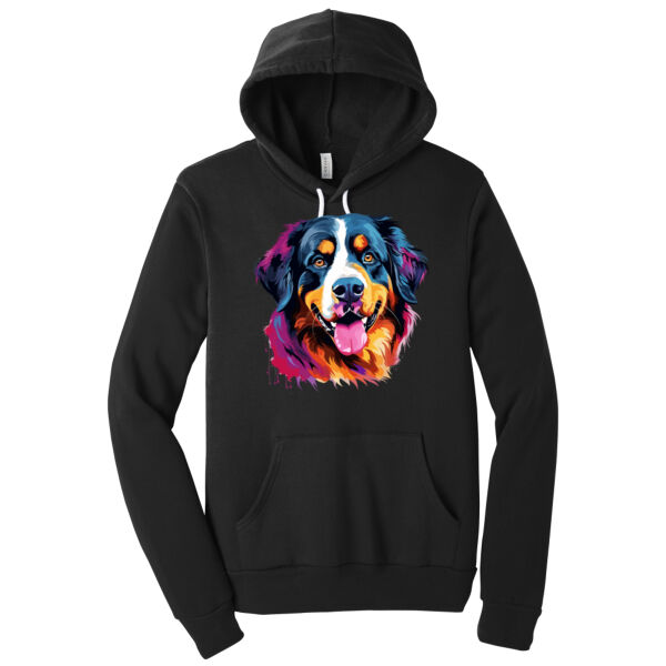 Bernese Mountain - Unisex Premium Fleece Hooded Sweatshirt Thumbnail
