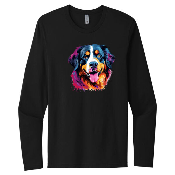 Bernese Mountain - Unisex Premium Cotton Long Sleeve T-Shirt Thumbnail
