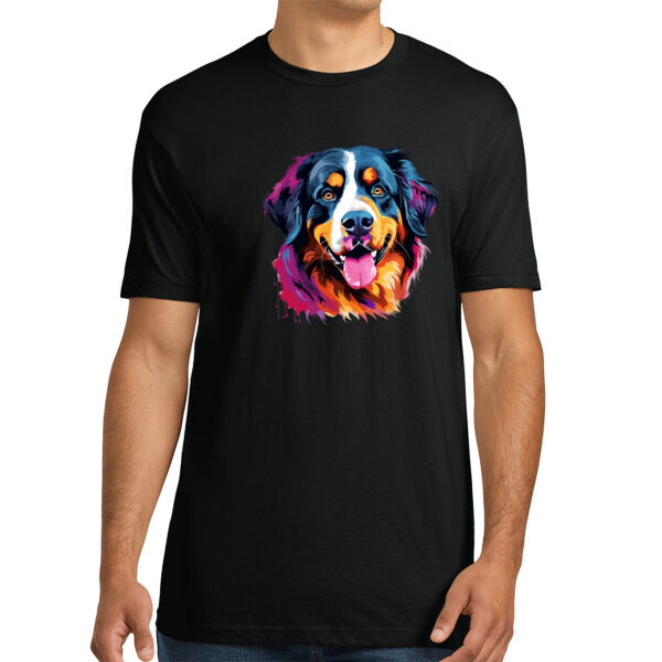 Bernese Mountain - Unisex Premium Cotton T-Shirt Thumbnail