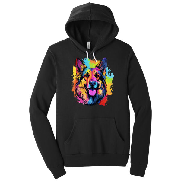 German Shepherd - Unisex Premium Fleece Hooded Sweatshirt Thumbnail