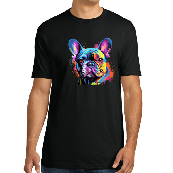 French Bulldog - Unisex Premium Cotton T-Shirt Thumbnail