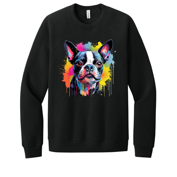 Boston Terrier - Unisex Premium Fleece Crew Sweatshirt Thumbnail