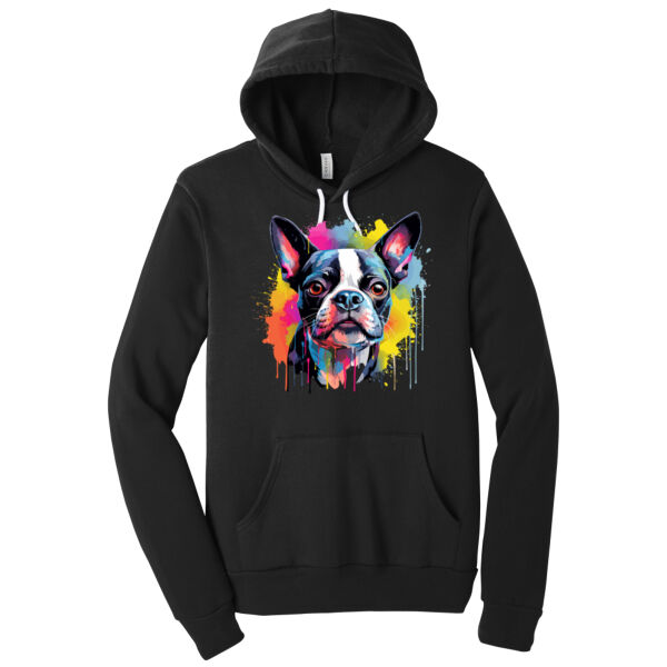Boston Terrier - Unisex Premium Fleece Hooded Sweatshirt Thumbnail