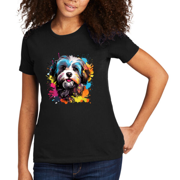 Havanese - Women's Premium Cotton T-Shirt Thumbnail