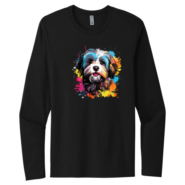 Havanese - Unisex Premium Cotton Long Sleeve T-Shirt Thumbnail