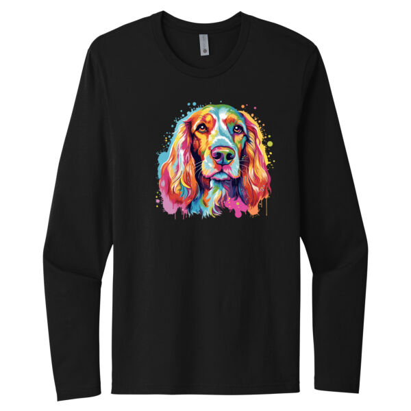 English Cocker Spaniel - Unisex Premium Cotton Long Sleeve T-Shirt Thumbnail