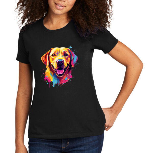 Labrador Retriever - Women's Premium Cotton T-Shirt Thumbnail