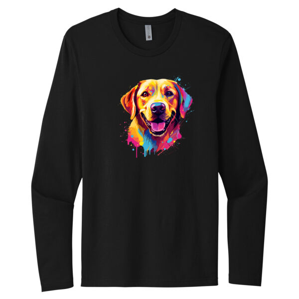 Labrador Retriever - Unisex Premium Cotton Long Sleeve T-Shirt Thumbnail