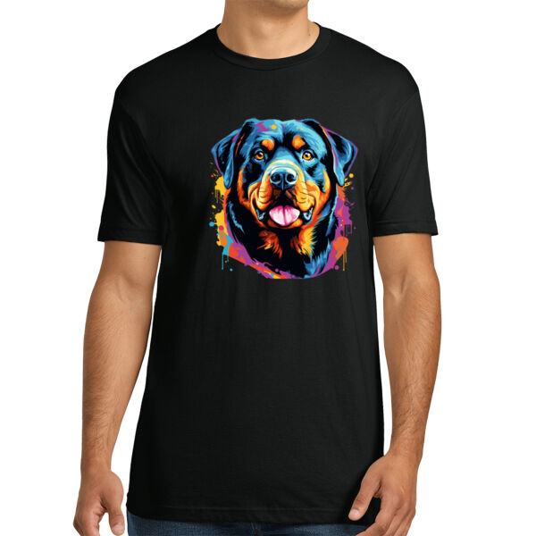 Rottweiler - Unisex Premium Cotton T-Shirt Thumbnail
