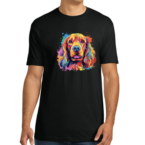 Cocker Spaniel - Unisex Premium Cotton T-Shirt Thumbnail