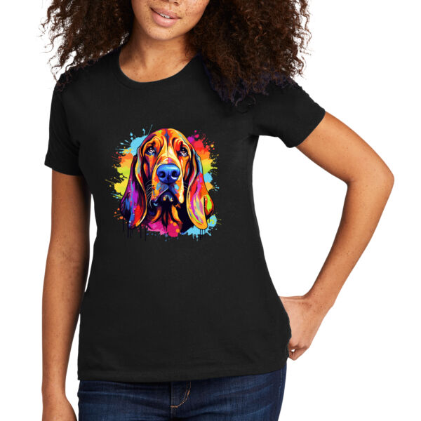 Bloodhound - Women's Premium Cotton T-Shirt Thumbnail