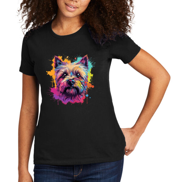 Cairn Terrier - Women's Premium Cotton T-Shirt Thumbnail