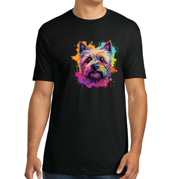 Cairn Terrier - Unisex Premium Cotton T-Shirt Thumbnail