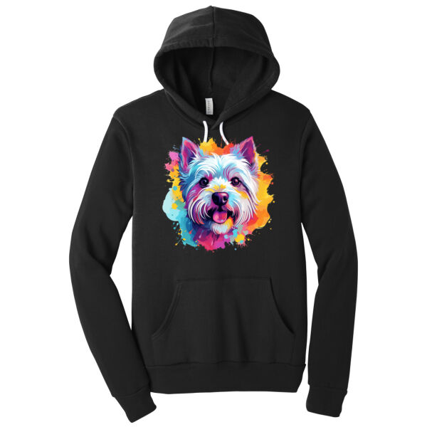 West Highland White Terrier - Unisex Premium Fleece Hooded Sweatshirt Thumbnail