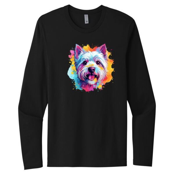 West Highland White Terrier - Unisex Premium Cotton Long Sleeve T-Shirt Thumbnail