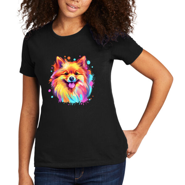 Pomeranian - Women's Premium Cotton T-Shirt Thumbnail