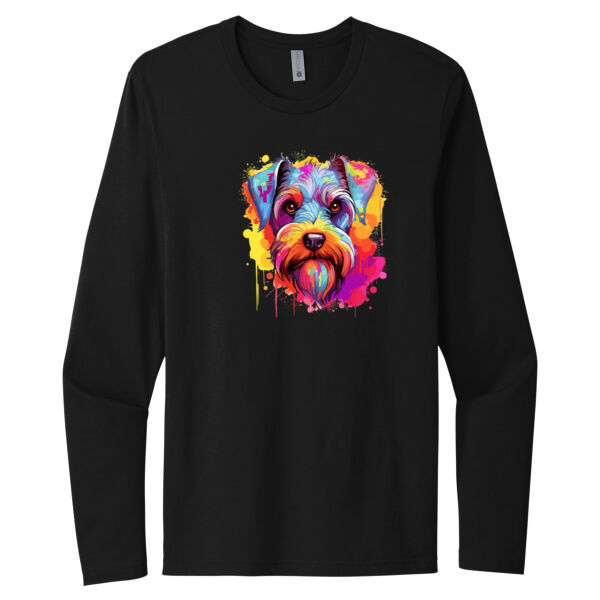 Miniature Schnauzer - Unisex Premium Cotton Long Sleeve T-Shirt Thumbnail