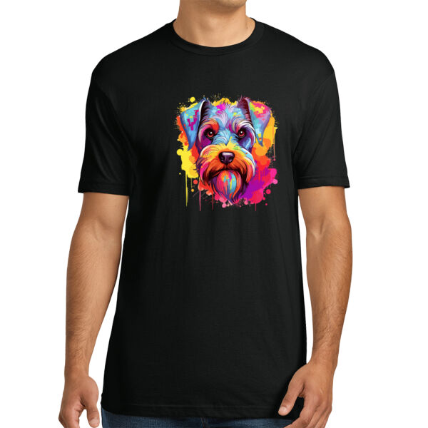 Miniature Schnauzer - Unisex Premium Cotton T-Shirt Thumbnail